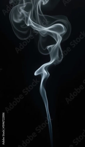 foggy white smoke on a dark background