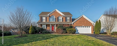 Neat and tidy suburban home in Ohio exemplifies pristine living conditions.