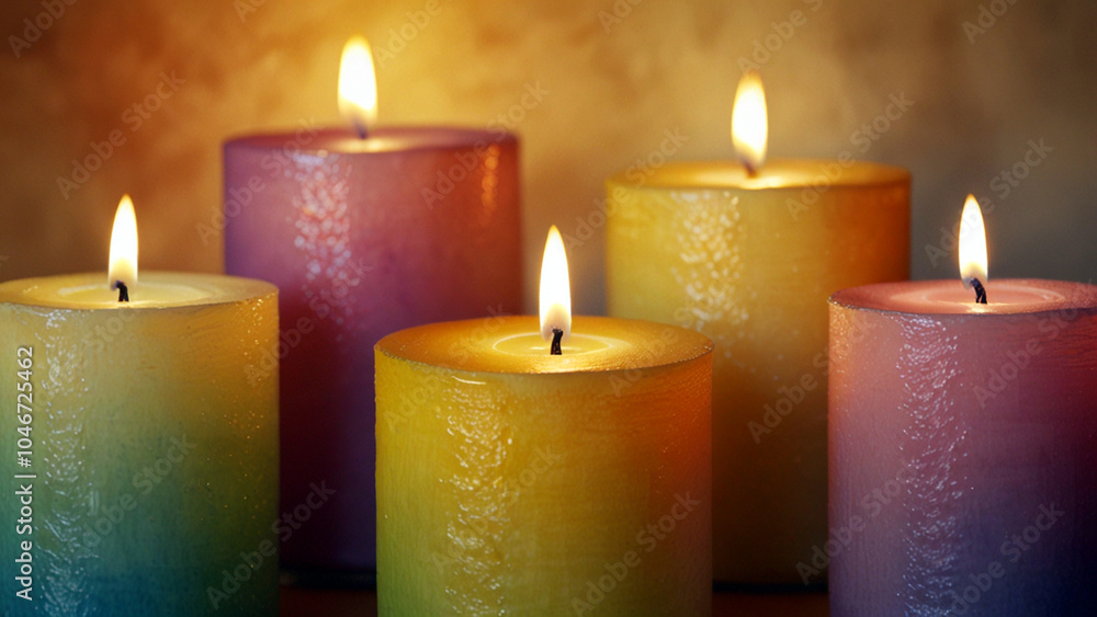 Dreamy Pastels in Candlelight: Watercolor Art with a Warm Touch Dreamy Pastels in Candlelight: Watercolor Art with a Warm Touch