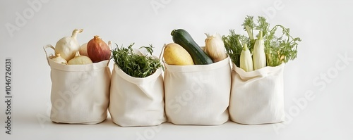 Organic Produce in Reusable...