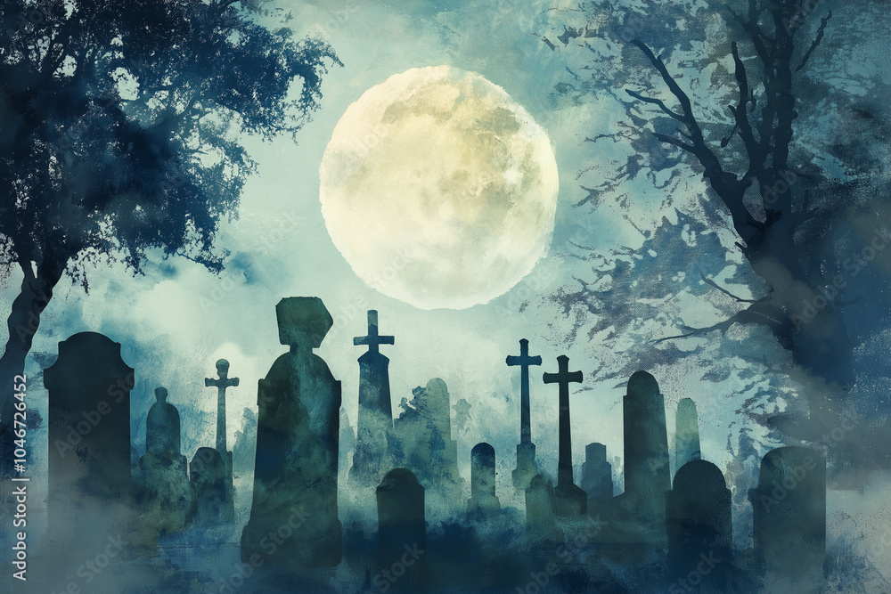 scary happy halloween card background as wallpaper with ghosts, pumpkin and witch scary happy halloween card background as wallpaper with ghosts, pumpkin and witch
