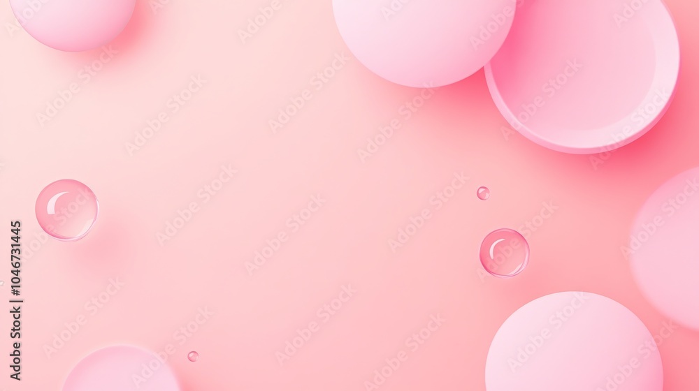 Photo of, Pink background with soft gradients and minimalist abstract clouds for design, banner template Photo of, Pink background with soft gradients and minimalist abstract clouds for design, banner template