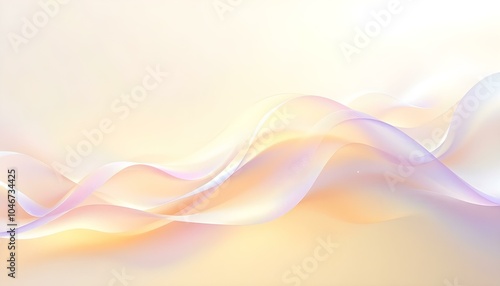  Orange and yellow abstract wave background, detailed high definition image. Yellow and orange warm tone background with simply curve lighting element.