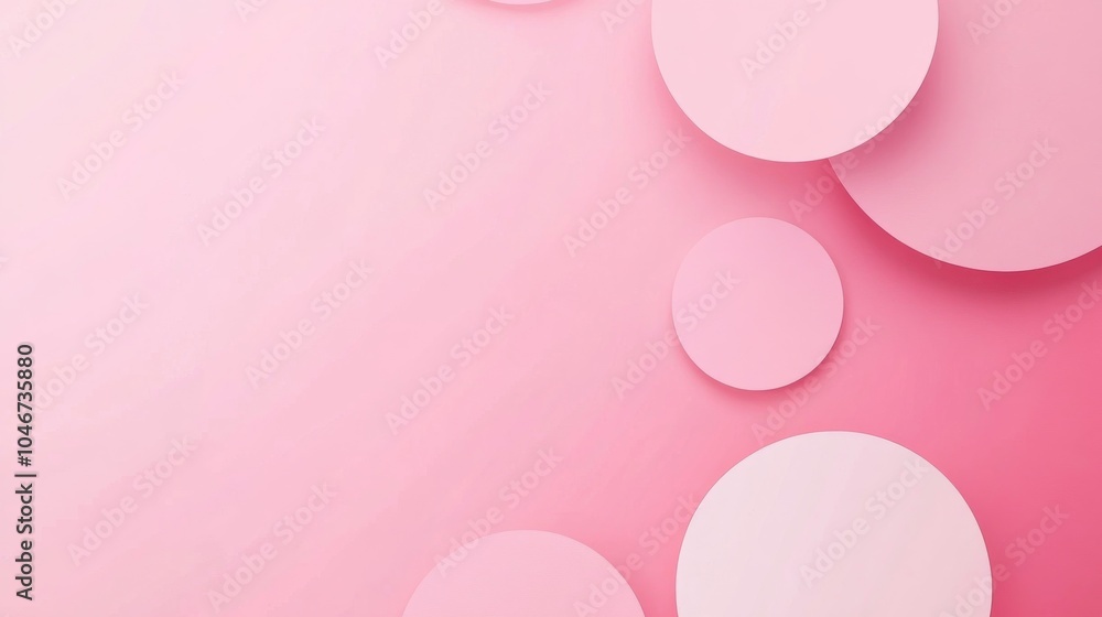 Photo of, Pink background with soft gradients and minimalist abstract spirals for design, banner template Photo of, Pink background with soft gradients and minimalist abstract spirals for design, banner template