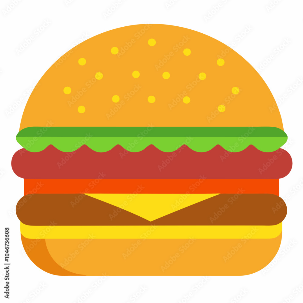 Burger vector art illustration Burger vector art illustration