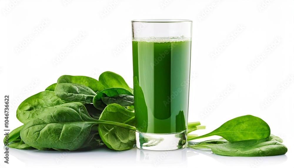 Spinach Juice on white background isolated. Beverage. Drink. Spinach Juice on white background isolated. Beverage. Drink.
