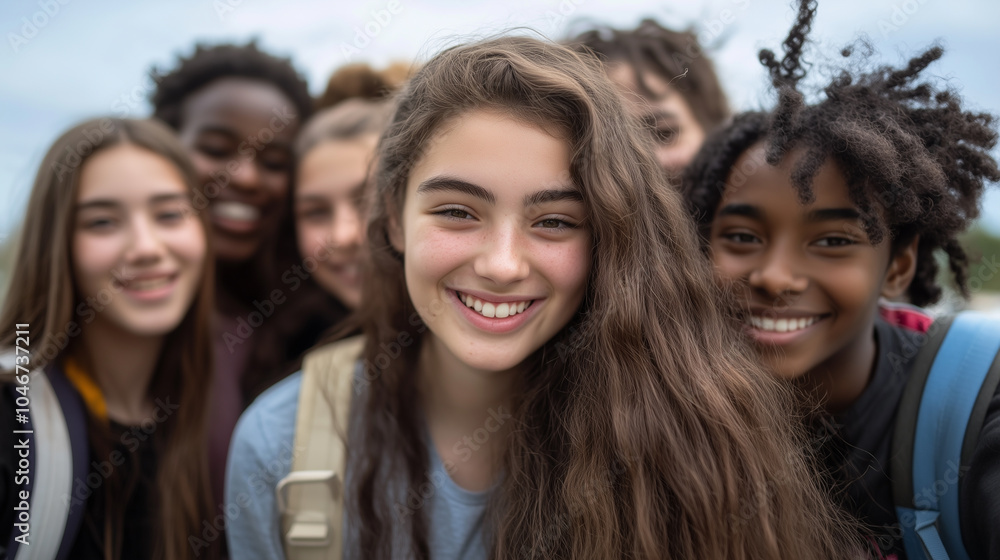 Fototapeta premium Support Group for Teens Focused on Mental Health and Emotional Support