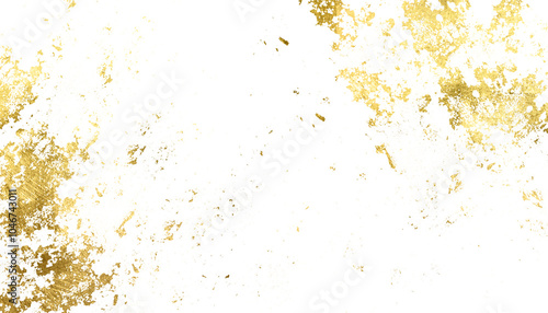 Gold  Gold sparkle splatter border. luxury sparkling confetti. Gold Foil glitter. Golden stroke on transparent background. Gold sparkle splatter gold dust, potal, border. Gold Foil frame. photo