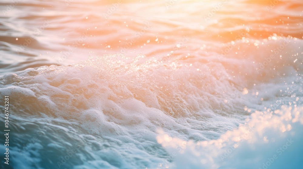 Fototapeta premium Serene Summer Abstract Ocean Background