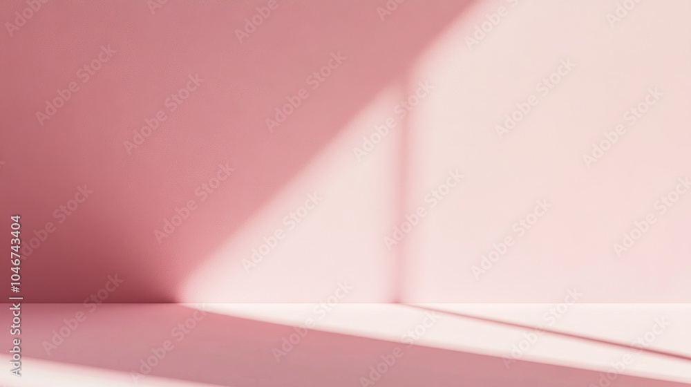 Photo of, Pink background with soft lighting for design, banner template Photo of, Pink background with soft lighting for design, banner template