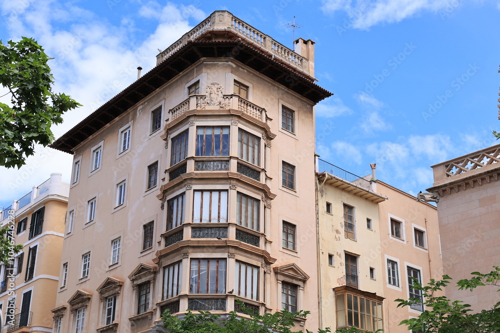 Fototapeta premium Blick in die Altstadt von Palm de Mallorca
