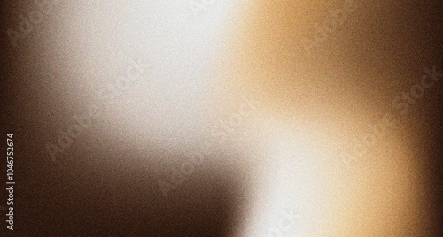 Elegant brown white gradient grainy abstract background
