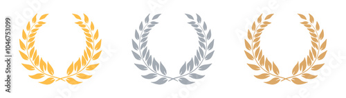  laurel wreath set