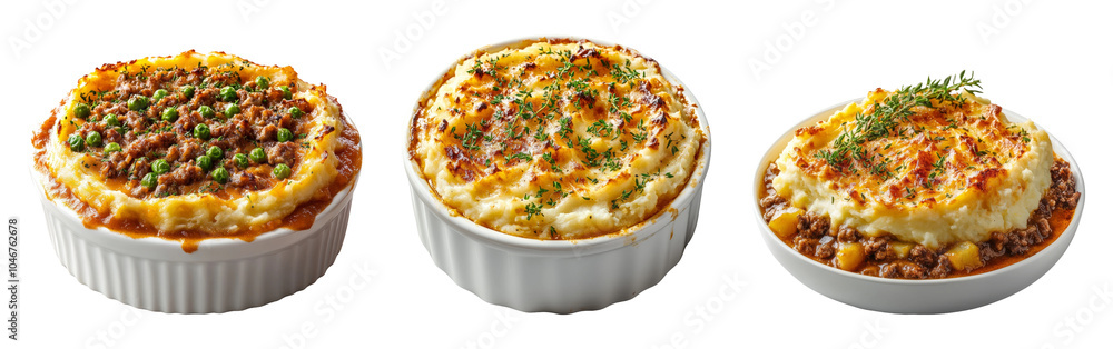 Delicious Shephard's Pie on Transparent Background Delicious Shephard's Pie on Transparent Background