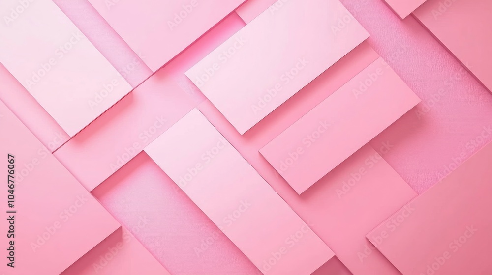 Fototapeta premium Photo of, Pink background with subtle gradients and sleek design elements for banner template, white space in the center of the page for text
