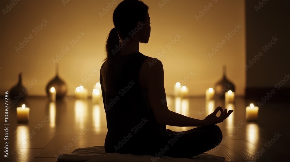 Inner Peace: Meditation in Candlelit Serenity Inner Peace: Meditation in Candlelit Serenity