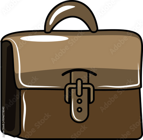 Briefcase for Businessman Vector Icon.