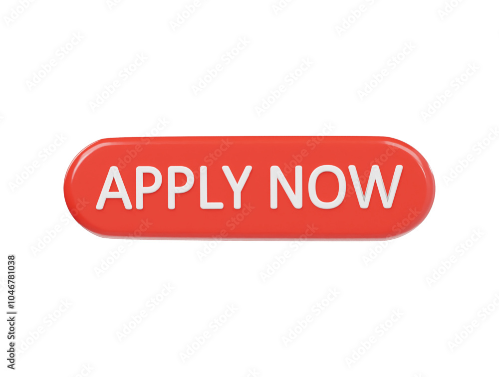 Apply now icon 3d render illustration Apply now icon 3d render illustration