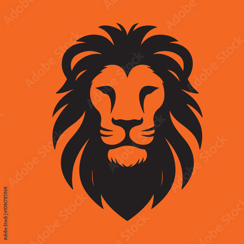 vector of lion silhouette 