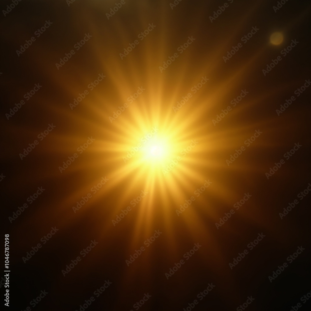 Obraz premium Golden Flare Png Image