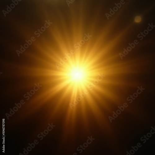 Golden Flare Png Image