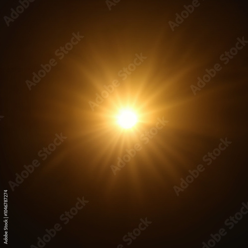 Golden Flare Png Image