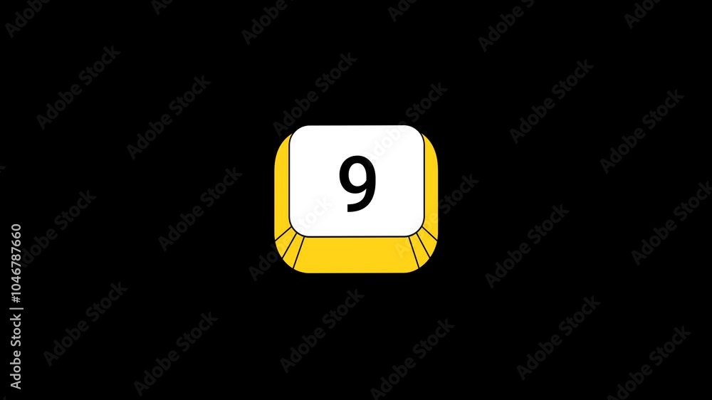 9 key pressing Animation 9 key pressing Animation