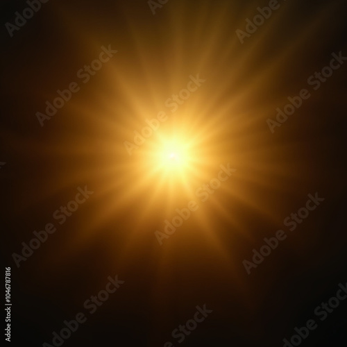 Golden Flare Png Image
