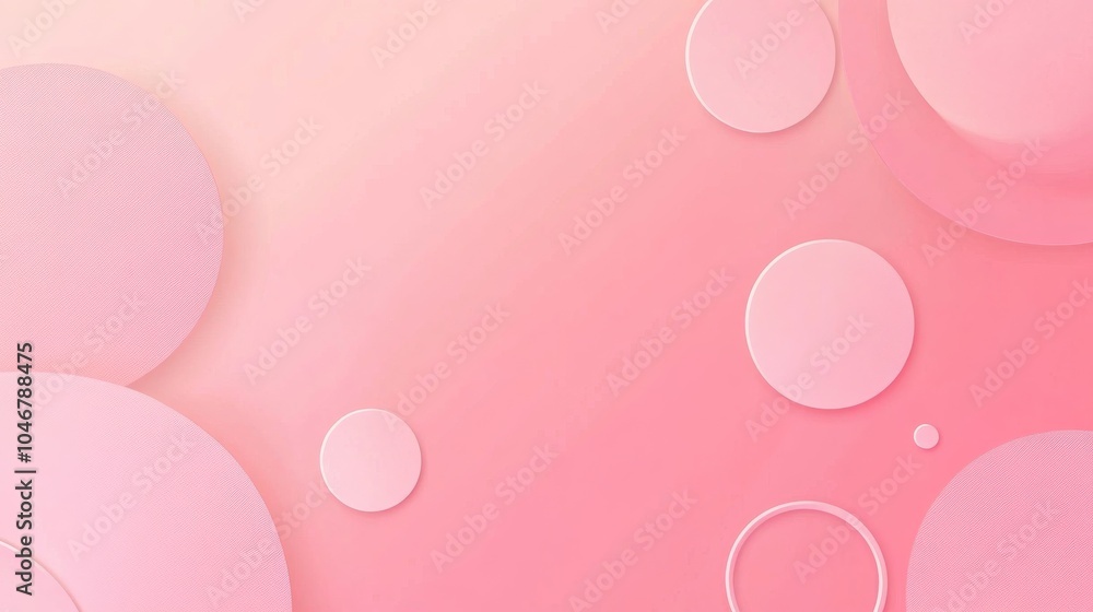 Photo of, Pink background with subtle shapes and sleek design elements for banner template, white space in the center of the page for text Photo of, Pink background with subtle shapes and sleek design elements for banner template, white space in the center of the page for text