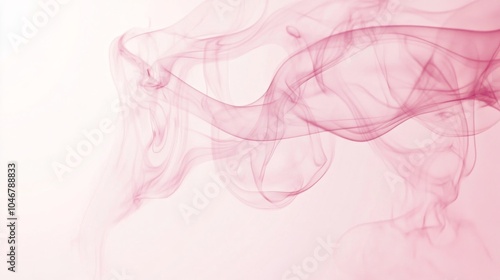 Photo of, Pink background with subtle smoke effect for design, banner template