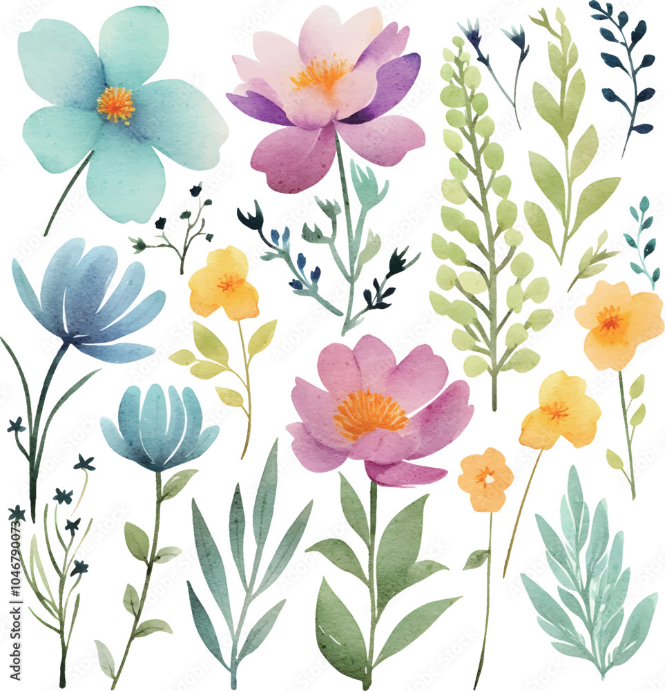 Obraz premium background with flowers