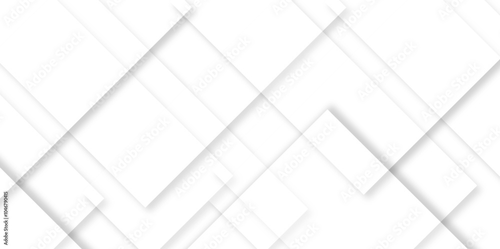 Abstract white background with diamond and triangle shapes layered in modern abstract pattern design. Grey, white abstract square background geometry shine and layer element vector for presentation. Abstract white background with diamond and triangle shapes layered in modern abstract pattern design. Grey, white abstract square background geometry shine and layer element vector for presentation.