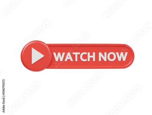 Watch now icon 3d render illustration
