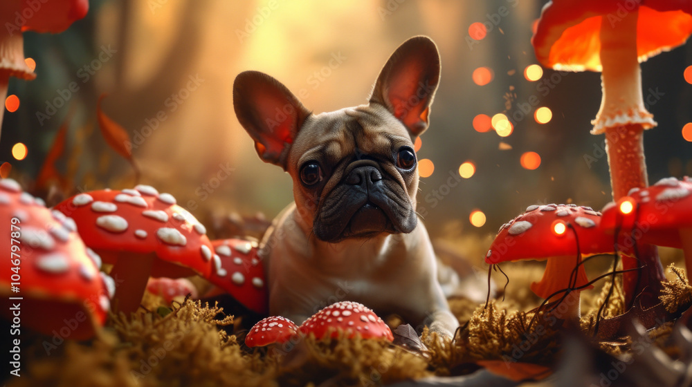 French Bulldog Taking a Relaxing Stroll French Bulldog Taking a Relaxing Stroll
