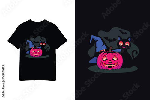 Typography and Artistic T shirt design for Man and Woman Helloween special