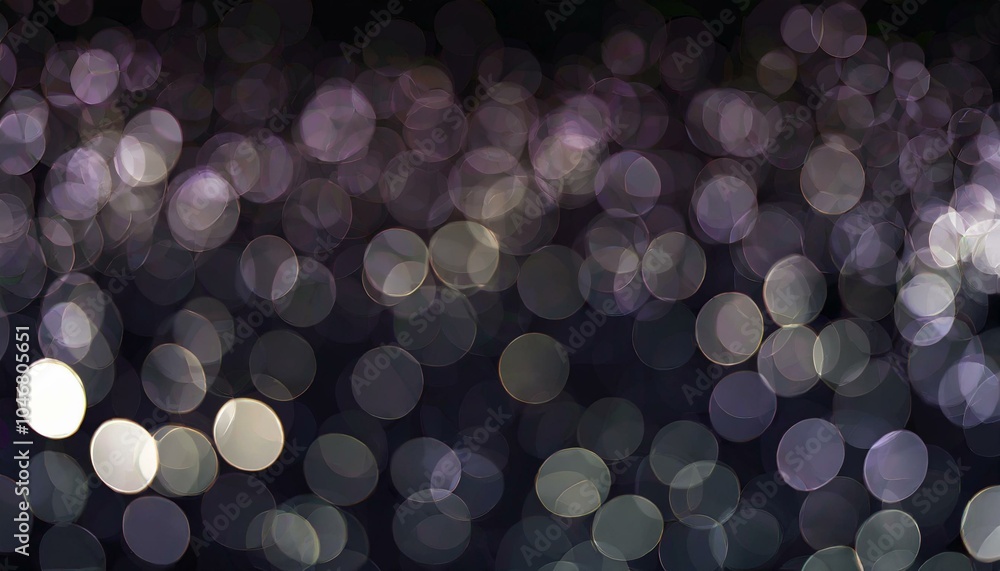 Dreamy Dark Bokeh Background with Warm Glowing Lights, night Dreamy Dark Bokeh Background with Warm Glowing Lights, night