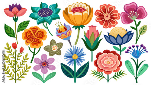 Beautiful Flower set