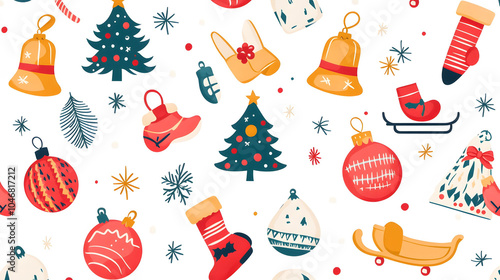 Festive holiday patterns