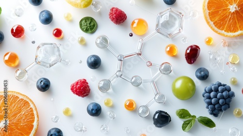 Enhanced Natural Flavors: Organic Chemical Synthesis Editorial Photo in High Resolution