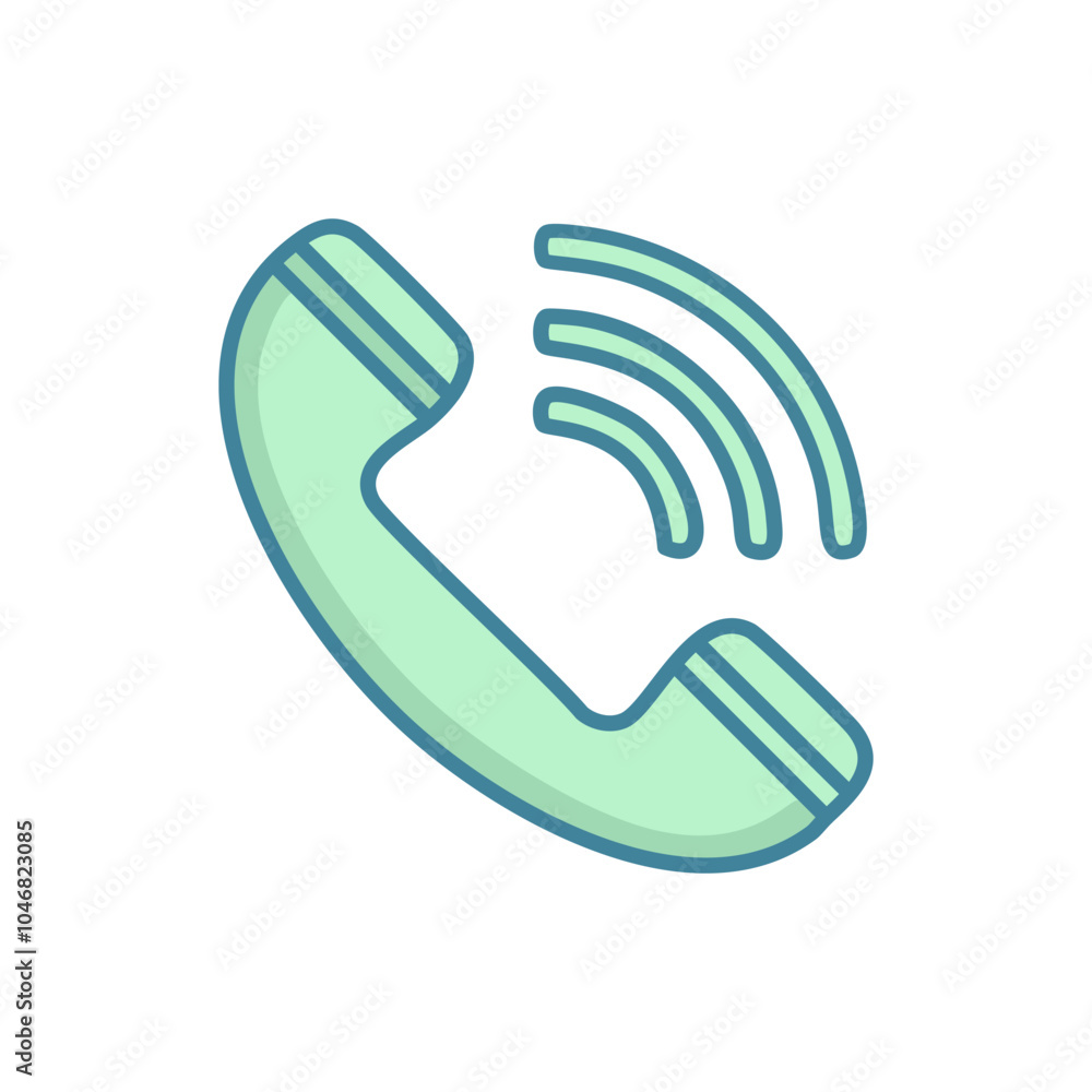 Phone icon. Vector illustration. Flat design style. Telephone icon. Phone icon. Vector illustration. Flat design style. Telephone icon.