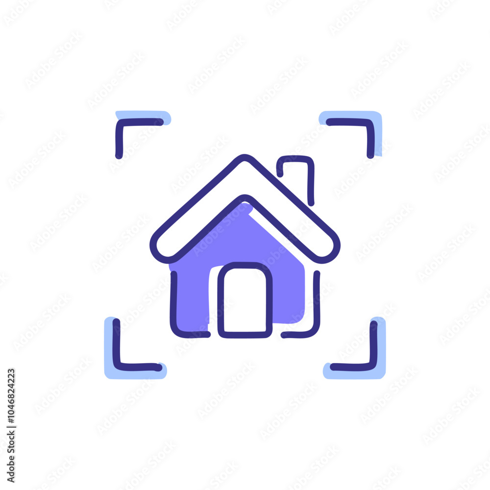 Smart home icon. Smart home vector icon. Modern flat design. Smart home icon. Smart home vector icon. Modern flat design.