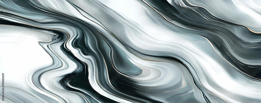 Abstract swirling patterns in black, white, and gray, evoking fluid motion and depth. Black and white background images - Abstract swirling patterns in black, white, and gray, evoking fluid motion and depth. Black and white background images -