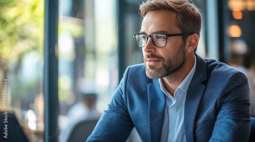 A smart business technology consultant presenting cutting-edge solutions to streamline operations A smart business technology consultant presenting cutting-edge solutions to streamline operations