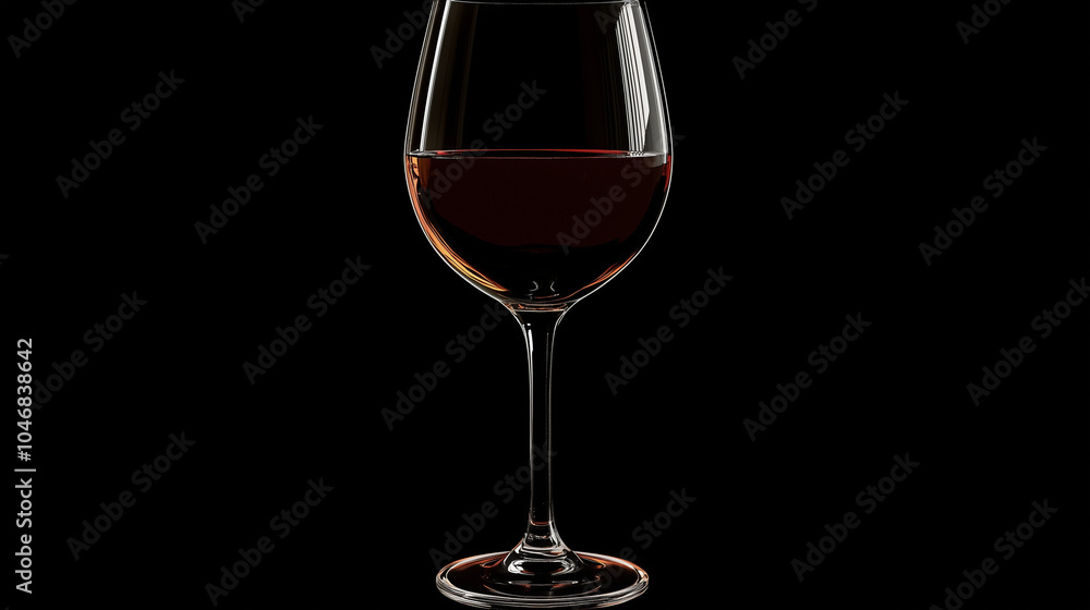 Isolated glass of red wine on dark background Isolated glass of red wine on dark background