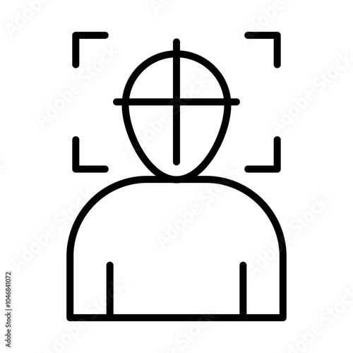 Head Tracking line icon