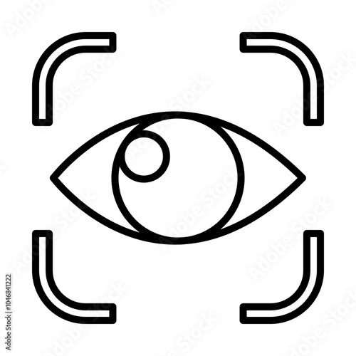 Eye Tracking line icon