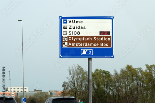 Amsterdam - Oud Zuid, Verkehrsschild