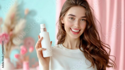 Model Showcasing a Product for Advertising, Professional Brand Promotion 4K, High Quality Video