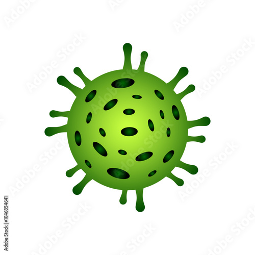Virus vector illustration for viral and infection disease 