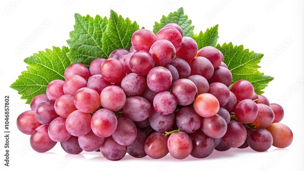 Obraz premium Grapes, bunch of grapes on transparent background PNG. Dietary nutrition, vegetarianism